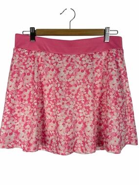 Grand Slam Performance Pink Floral Golf Skort Skirt Shorts Size Medium